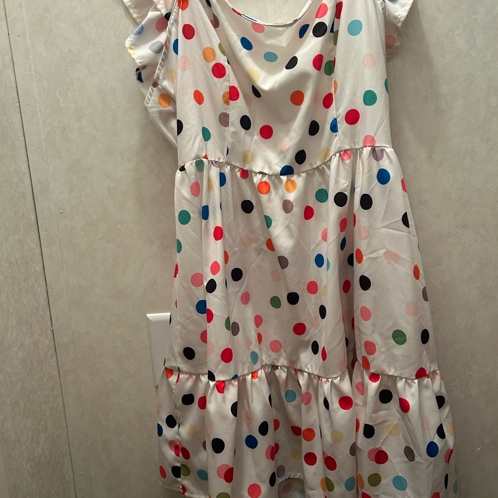 SHEIN Multicolor Polka Dot Blouse